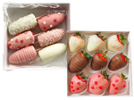 Клубника и бананы в шоколаде